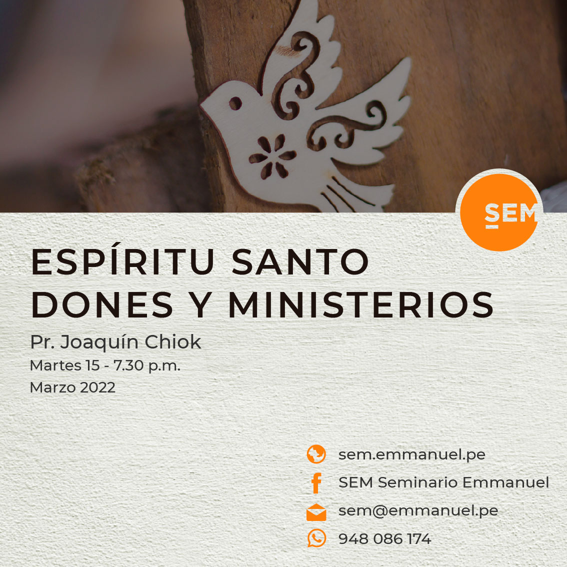 SEM ESP RITU SANTO DONES Y MINISTERIOS Cursos Emmanuel